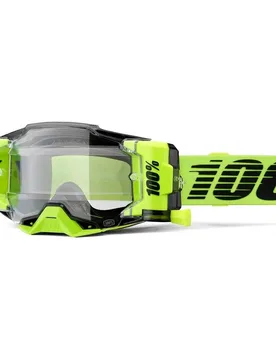 Maschera Moto Cross Enduro ARMEGA FORECAST Nero Giallo taglia uni - 100% - FashionsVida