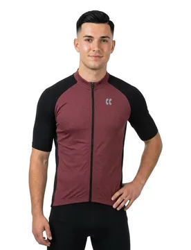 Maglia A Maniche Corte Passion Z Gravel Granite Red - KALAS - FashionsVida