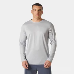 Men's Tech Crew Long Sleeve 2.0 Grey XL - Grey Fog - Male