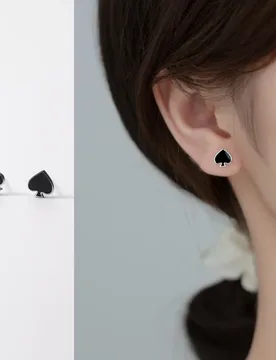 S925 Sterling Silver spades Women's Earrings Fit Original Pandora Earrings Fine Wedding Jewelry Gifts - Aliexpress - FashionsVida