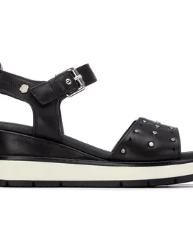 Sandali Con Zeppa 16328 Black EU 36 - Carmela - FashionsVida