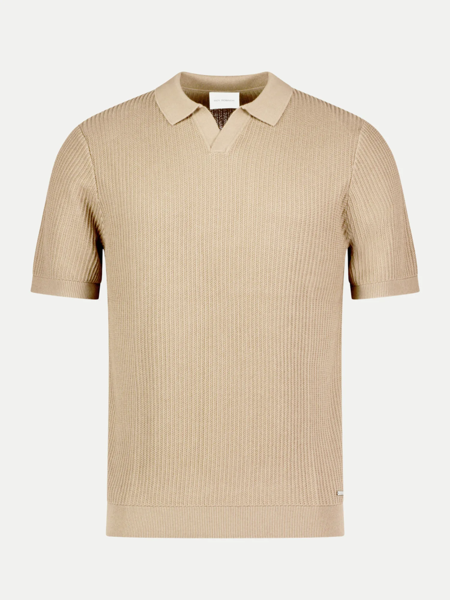 Polo-Pullover mit 1/2 Arm Beige M - Roy Robson - FashionsVida