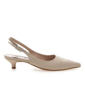 Décolleté da donna beige con cinturino slingback 3123 37 - PITTARELLO GLAM - FashionsVida