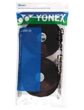 Super Grap Ac102ex Tennis Overgrip 30 Units Black One Size - Yonex - FashionsVida