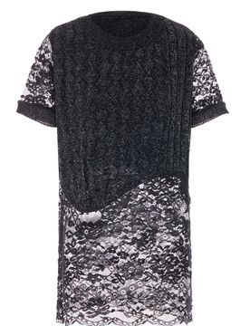 Paino Jersey negro / negro moteado