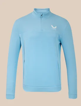 Men's Flex Quarter Zip Sweatshirt - Glacier Lake GLACIER LAKE L male - Castore - FashionsVida