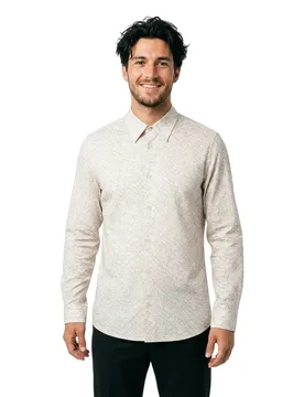 Exchange Chemise à Manches Longues Xm002280_af13235 Diagonal Lettering S M - Giorgio Armani - FashionsVida