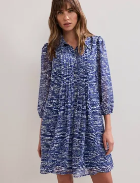 Darley Dash Swing Tunic Dress - Cobalt - Size: 8 - Phase Eight - FashionsVida