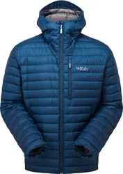 Doudoune chaude en duvet - Microlight Alpine Jacket Tempest Blue - Taille S - Bleu