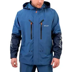 Graff 606-b-1 Jacket Blue L Men