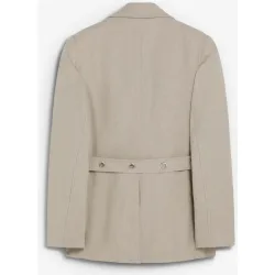 Blazer de mujer con cinturón a tono