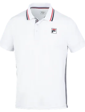 White Jamie Polo - S - FILA Tennis - FashionsVida