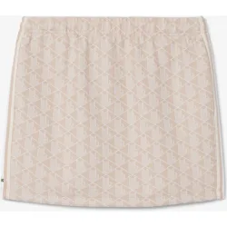 Corta de jacquard con monograma en marrón