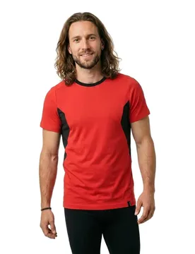 T-shirt à Manches Courtes Accelerate 18382 Traffic Red / Black L
