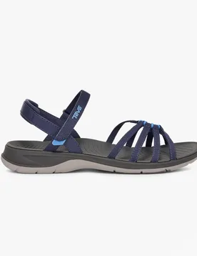 Tirratraveler Womens Cross Strap Sandals Crown Blue - Medium Blue - Size Uk 6 - TEVA - FashionsVida