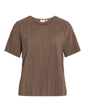 VILA Camiseta 'VIPlisa' brocado