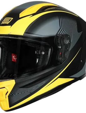 Casco Moto Integrale PISTA ELEMENTARY Fluo Giallo Ne taglia S - Origine - FashionsVida