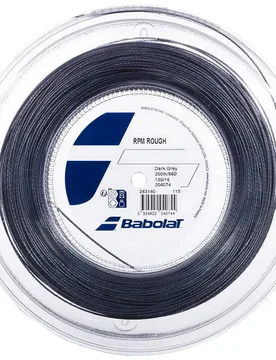 Rpm Rough 200 M Tennis Reel String Dark Gray 1.25 mm - Babolat - FashionsVida