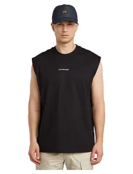 Maglietta Senza Maniche Boxy Sl Dark Black XL