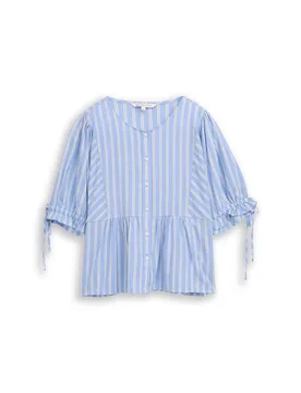 Blouse with sleeve ribbon deta female - XS - FashionsVida