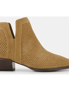 Botín tacón, troquelado - Latouche - FashionsVida