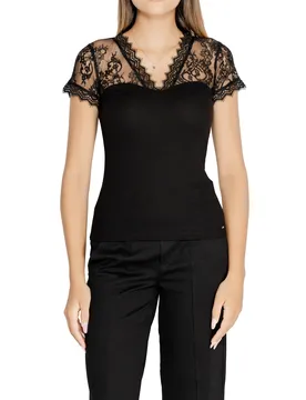 Damen T-Shirt Schwarz 476624