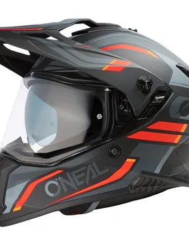 Casco Moto Integrale Adventure A-SRS SPIKE Nero Grigio taglia L - Oneal - FashionsVida