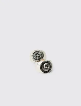 Herren 2er-Pack Chunky Ringe Silver Größe Small/Medium - boohooMAN - FashionsVida