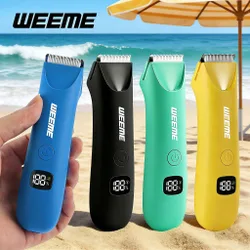Cortadora de pelo inalámbrica recargable, recortadora de pelo eléctrica WEEME con indicador de batería LED, juego de corte de pelo adecuado para ho