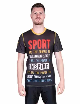 Mandela Short Sleeve T-shirt Black XL Men - OTSO - FashionsVida