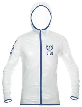 Giacca Waterproof Ultra Light White / Royal Blue L