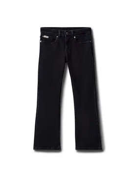 Jeans flare nero in misto cotone stretch - Calvin Klein - FashionsVida