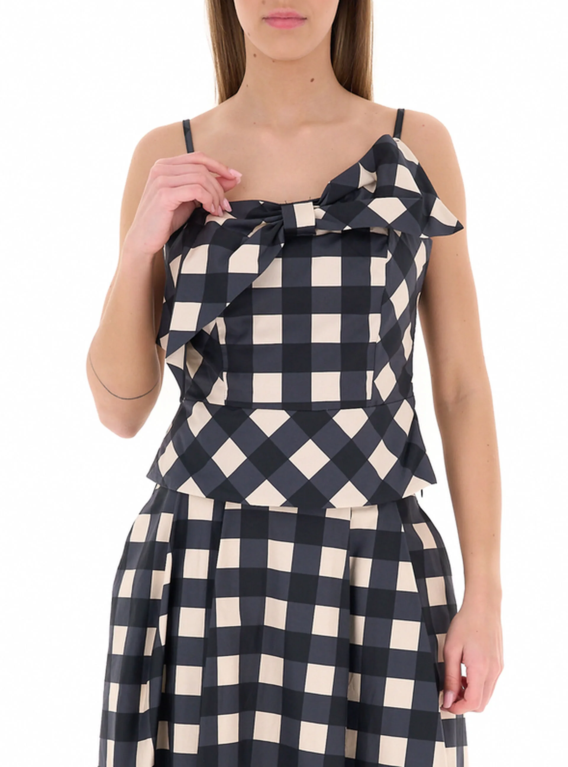 RINASCIMENTO Top in cotone NERO XL - Rinascimento - FashionsVida
