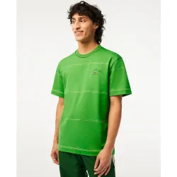 Camiseta de hombre en punto de algodón ecológico de rayas