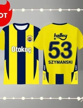 Latest Popular Football Series Fenerbahce Jersey Same T-shirt for Summer Men and Boys Round Neck T-shirt - Aliexpress - FashionsVida