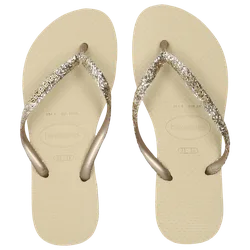 Slim Damen Flip-Flops und Sandalen - Beige - Größe 33/34 - Plastic/Polycarbonate Beige 33/34