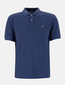 Gant Regular-Fit Poloshirt Blau M