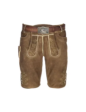 Culotte en cuir traditionnel Vitus camel 50 - Gweih & Silk - FashionsVida