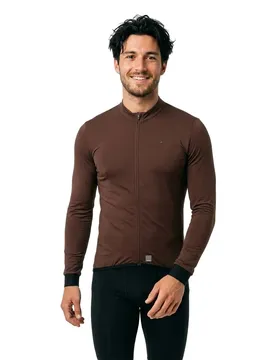 Maglia A Maniche Lunghe Apice Thermal Brown