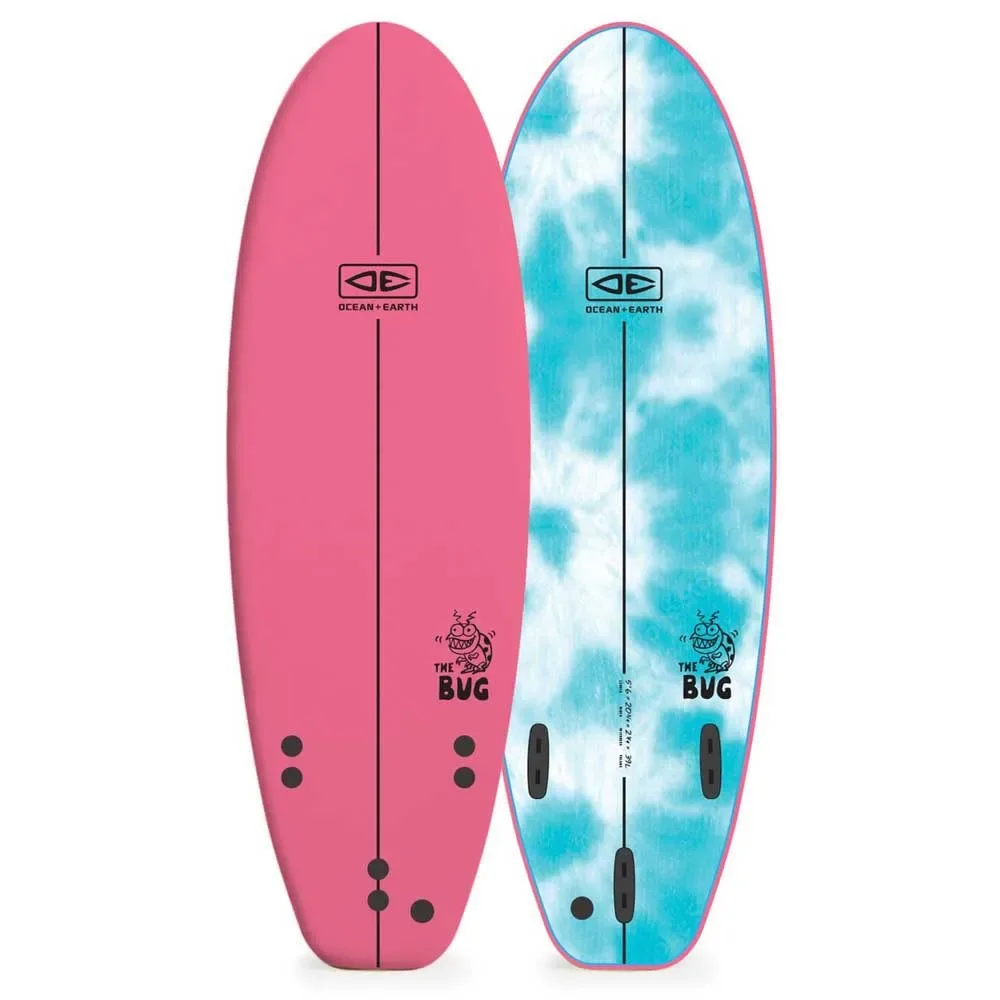 Planche De Surf The Bug 5´6´´ Pink 167.6 cm unisex - Ocean & Earth - FashionsVida