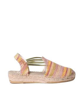 Pons Espadrilles Compensées Noa-hv Khaki EU 43 - Toni - FashionsVida
