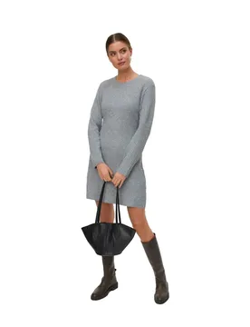 Vestito A Maniche Lunghe Josanna Medium Grey Melange L