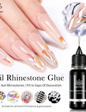 BORN PRETTY Pegamento para Strass de Uñas de 10g de Larga Duración y Fuerte, Apto para Strass de Uñas, Gemas, Decoración de Arte de Uñas 3D, Cuen - Shein - FashionsVida