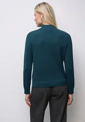 Turtleneck Pullover female Türkis