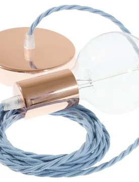 Cables Suspension Luminaire Tc53 50 Cm Ocean / Copper One Size - Creative - FashionsVida