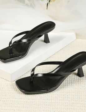 Nuevas sandalias de tacón alto sexy con estampado de leopardo, tacón de gatito francés, versátiles y de moda para mujer, para atuendos de primaver