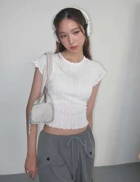Short Sleeve Crop Top Bow Tie White T Shirts For Women Clothing Sweet O-Neck Aesthetic Clothes Y2k Accessories Ropa De Mujer - Aliexpress - FashionsVida