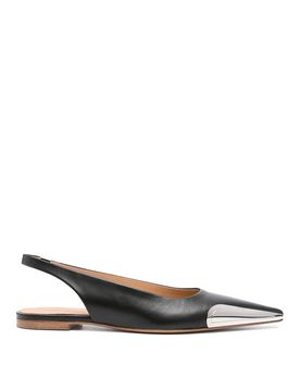 Off-White Slingback neri a punta