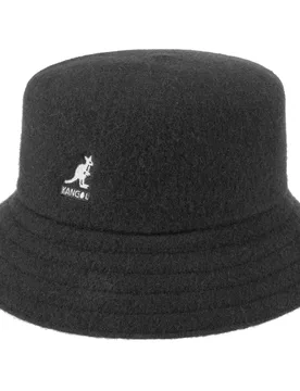 Wool Lahinch Bucket Hat by - black - Herren - Size: S (54-55 cm) - Kangol - FashionsVida