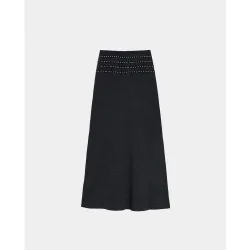 Noon - Falda midi con tachas
